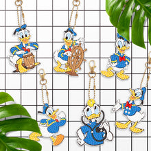 Load image into Gallery viewer, 6pcs Donald Duck Double Sided Keychain
