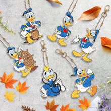 Load image into Gallery viewer, 6pcs Donald Duck Double Sided Keychain
