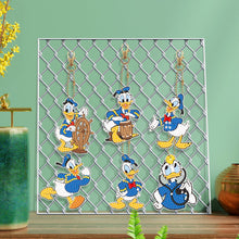 Load image into Gallery viewer, 6pcs Donald Duck Double Sided Keychain
