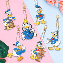 Load image into Gallery viewer, 6pcs Donald Duck Double Sided Keychain
