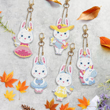 Load image into Gallery viewer, 5pcs Rabbit Double Sided Keychain
