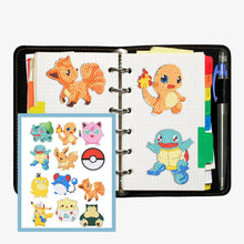 Load image into Gallery viewer, 12pcs  Pokémon - 5d diy Handwerk Aufkleber
