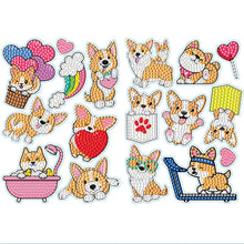 Load image into Gallery viewer, 2pcs DIY Diamond Painting Cartoon Stickers
