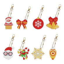 Load image into Gallery viewer, Christmas-Full Special Shaped Diamond Keychain
