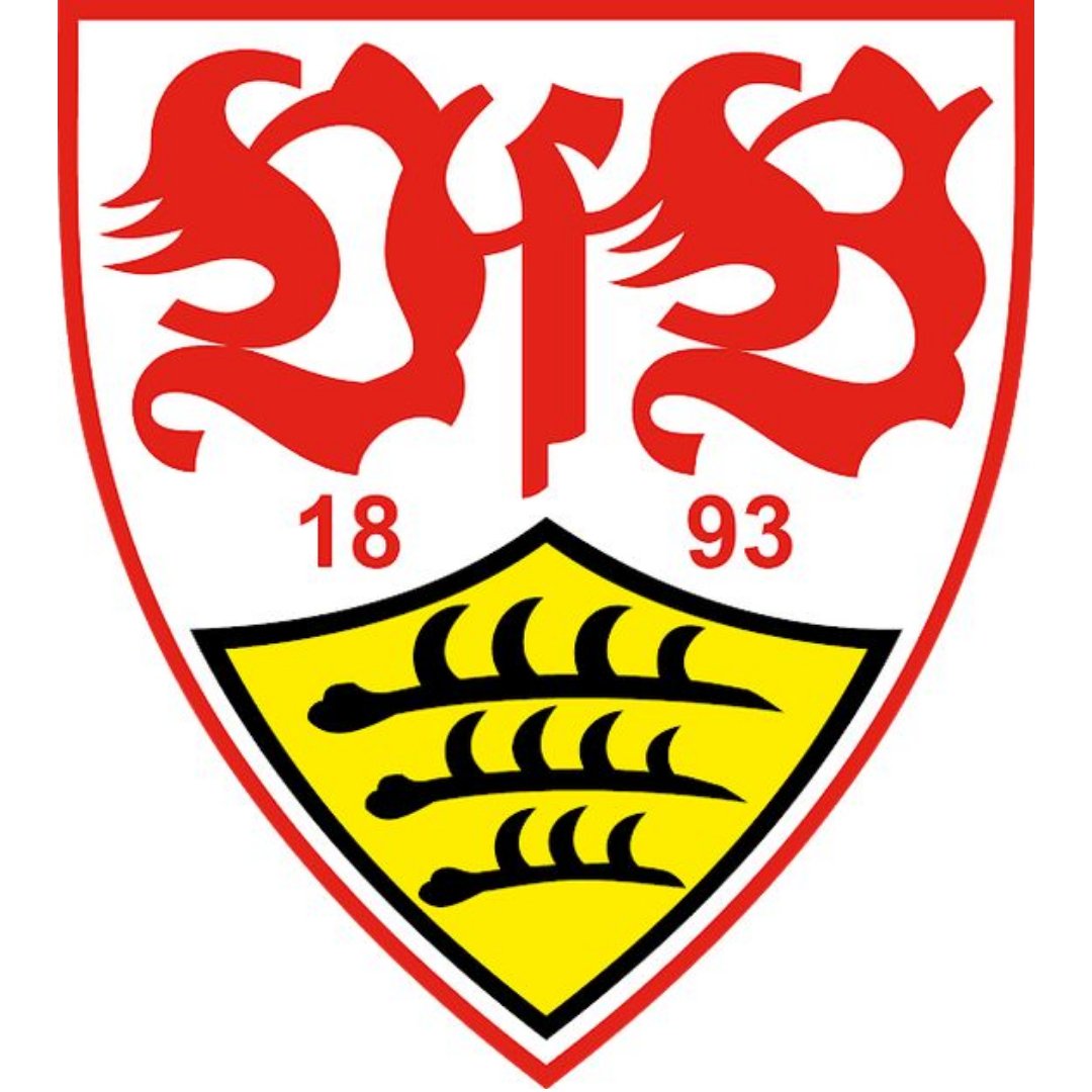 Round Diamond Painting - football VfB Stuttgart - 40x40cm